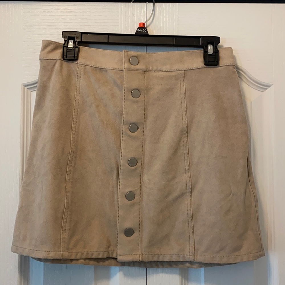 Suede express skirt